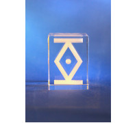 "Руна тишины" параллелепипед 30х30х40 мм